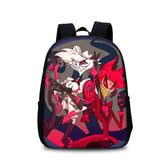 TV Hazbin Hotel 2024 Alastor School Canvas Shoulder Bag Cosplay Accessories Halloween Carnival Props